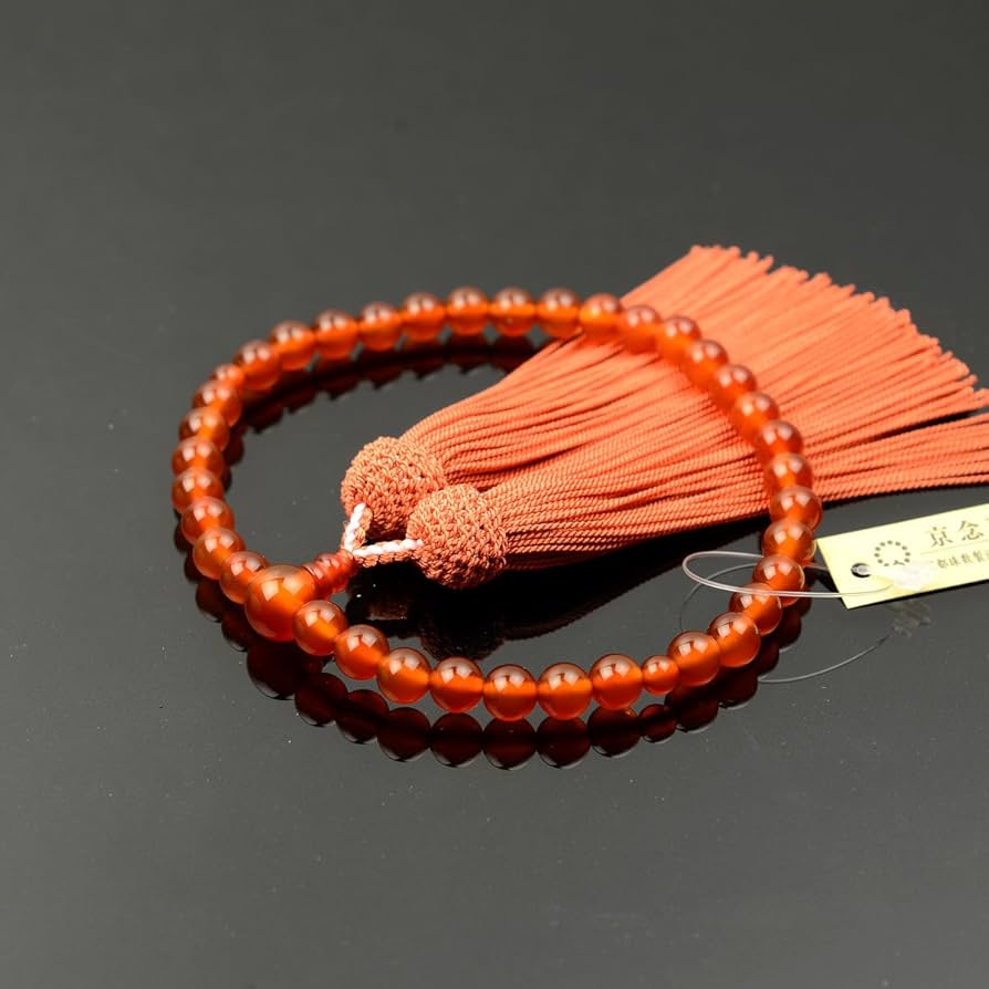 オレンジ瑪瑙　カーネリアン 426 小さなハートのカーネリアン オレンジ瑪瑙（めのう）【1ペア